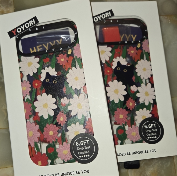 iPhone 17 Air Case Black Cat In Flower Garden - Picture 4 of 4
